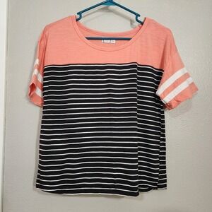 Maurice's‎ Women's Top Size Small 24/7 Striped Comfortable